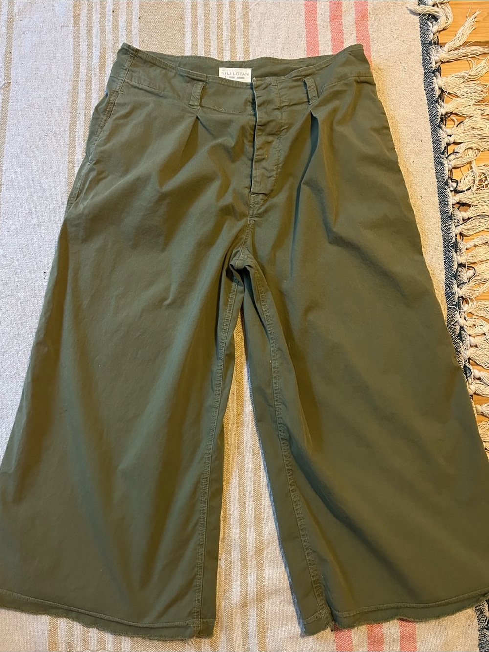 Nili Lotan Wide Leg Pants Size 6 NL Issue 2609988 - Picture 5 of 10